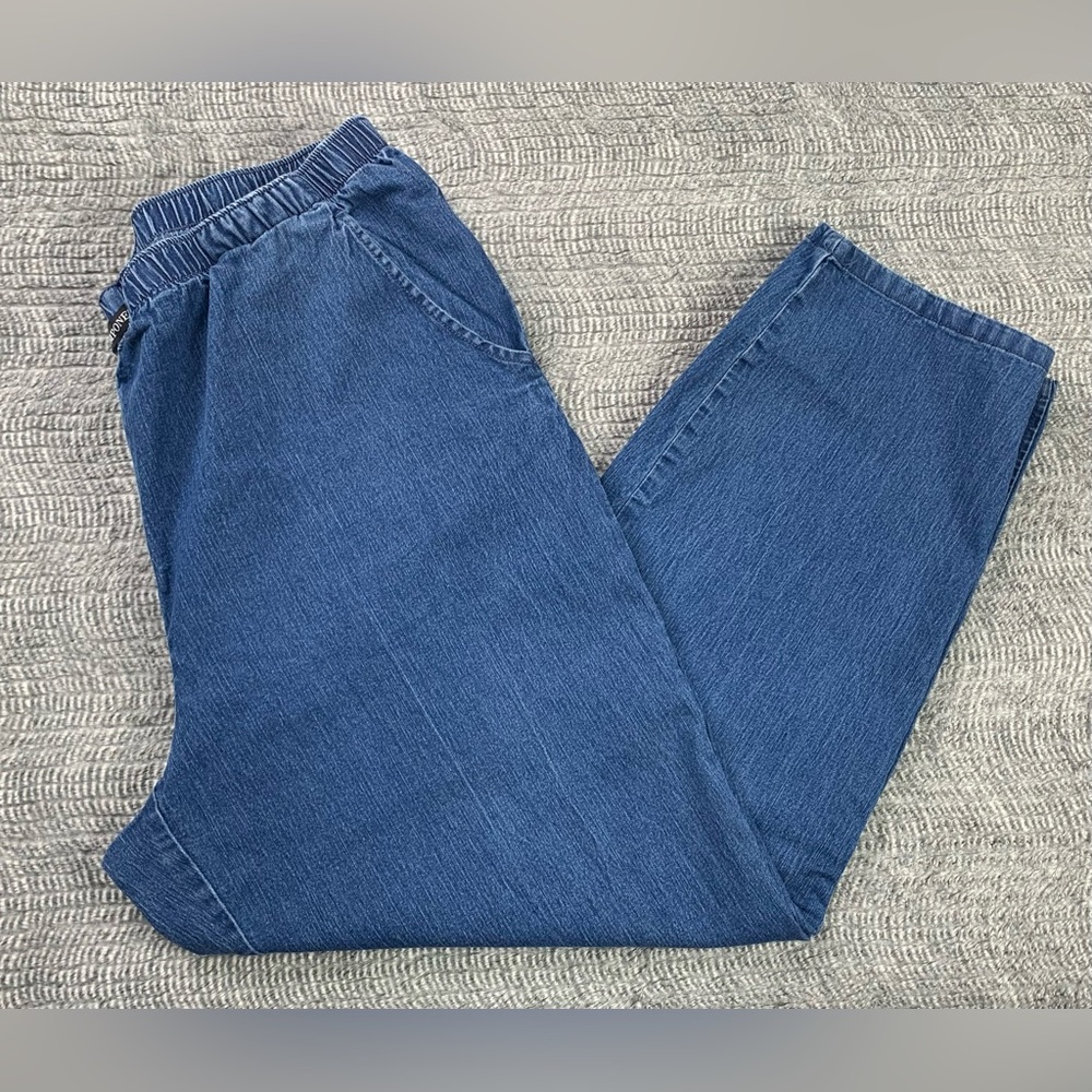 3/$10 Components Women’s Blue Denim PullOn Pants Size 14S